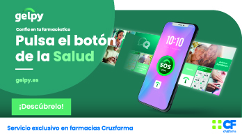 Pulsa el botón de la Salud. Servicio exclusivo en farmacias Cruzfarma. Descúbrelo en gelpy.es