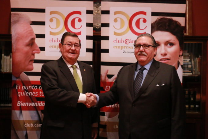 Acto institucional de incorporación de Novaltia al Club Líder de la Cámara de Comercio de Zaragoza.